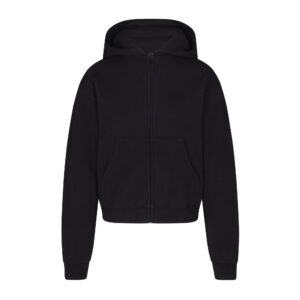 cotton fleece classic zip up hoodie