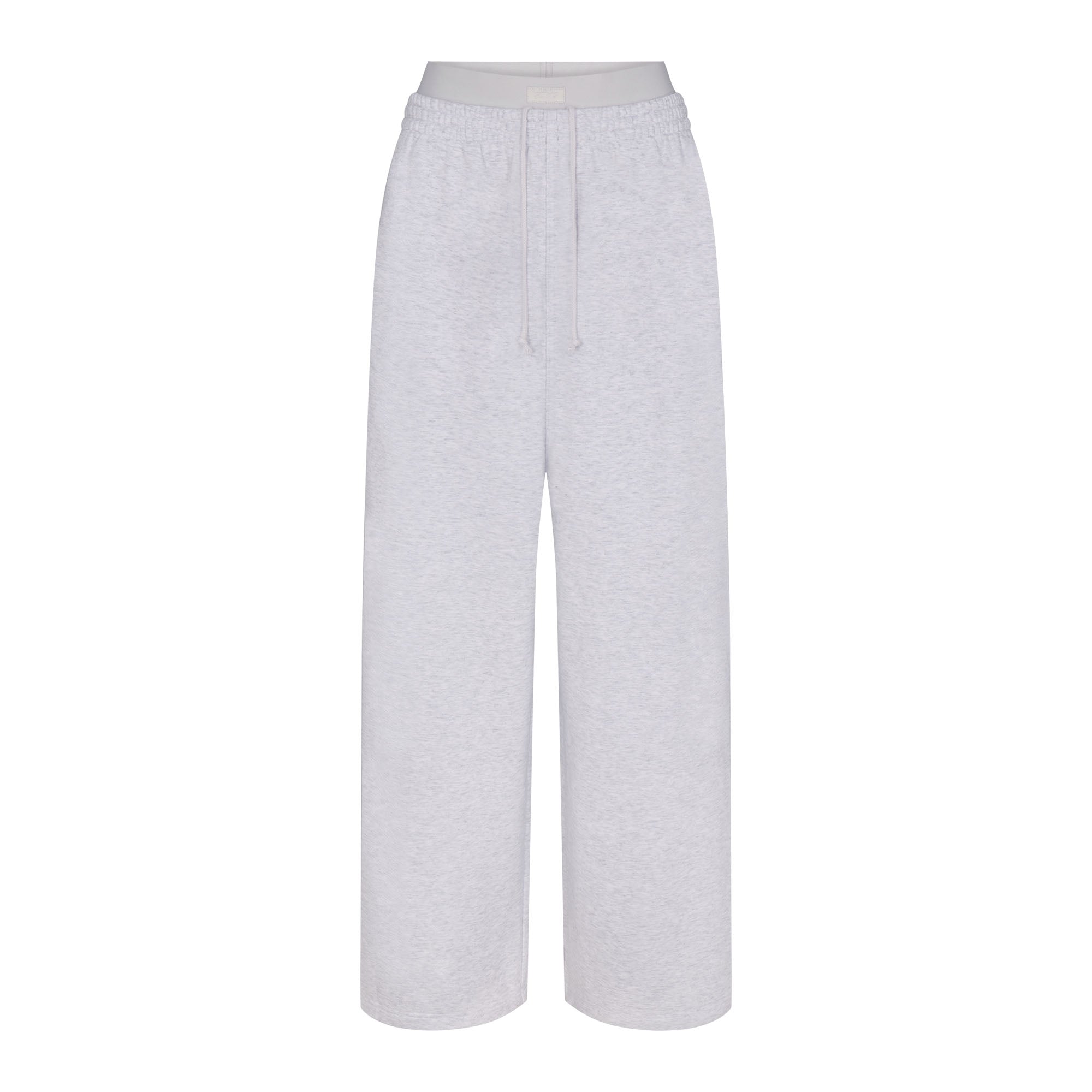 cotton fleece oversized double waistband pant cotton fleece oversized double waistband pant