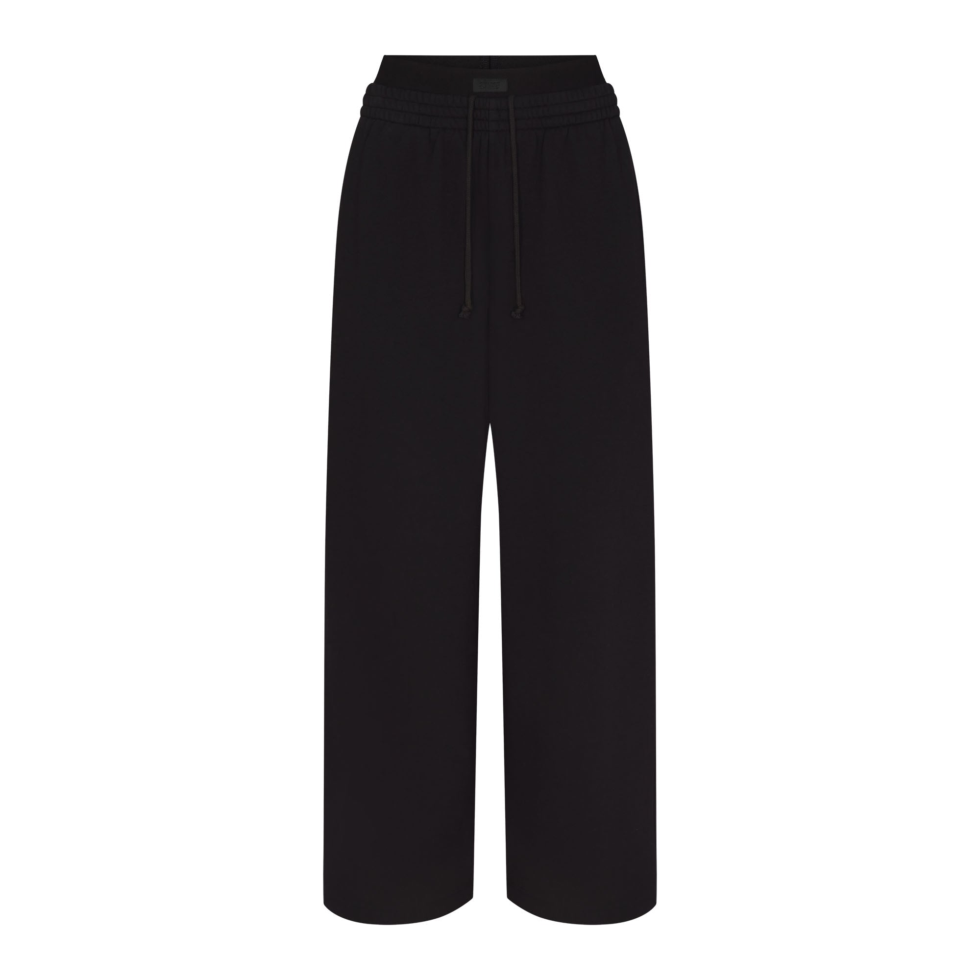 cotton fleece oversized double waistband pant cotton fleece oversized double waistband pant