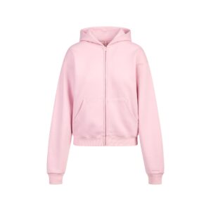 cotton fleece classic zip up hoodie