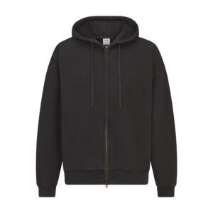 heavyweight fleece zip up hoodie