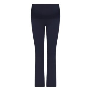 Home cotton jersey maternity foldover pant