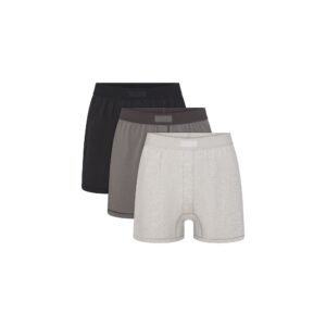 skims cotton mens knit boxer 3 pack