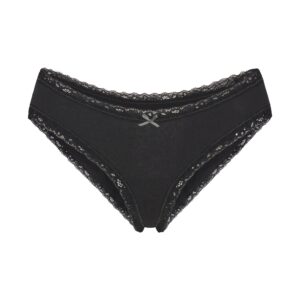 lightweight cotton lace brief
