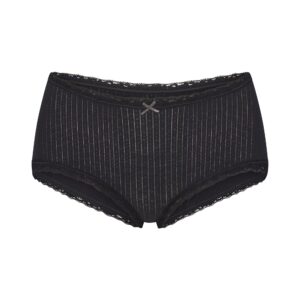 lightweight cotton pointelle lace boy short