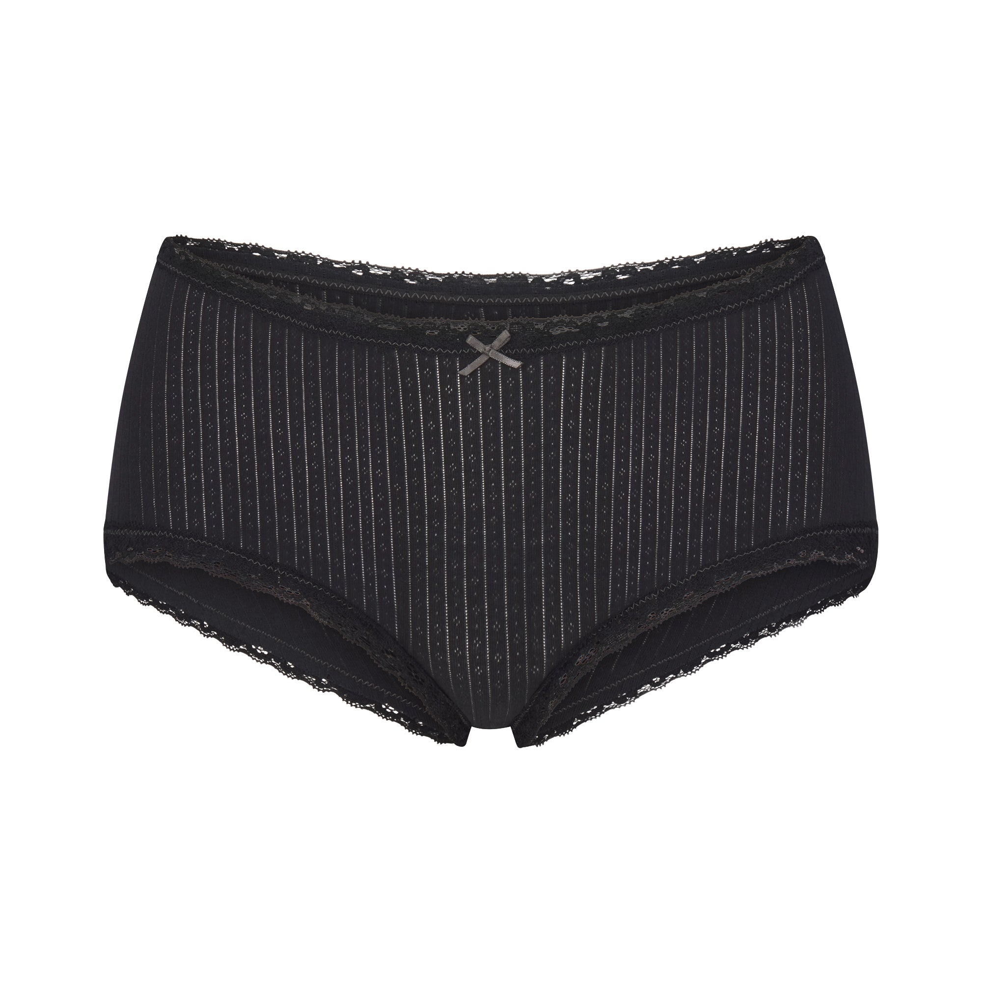 lightweight cotton pointelle lace boy short lightweight cotton pointelle lace boy short