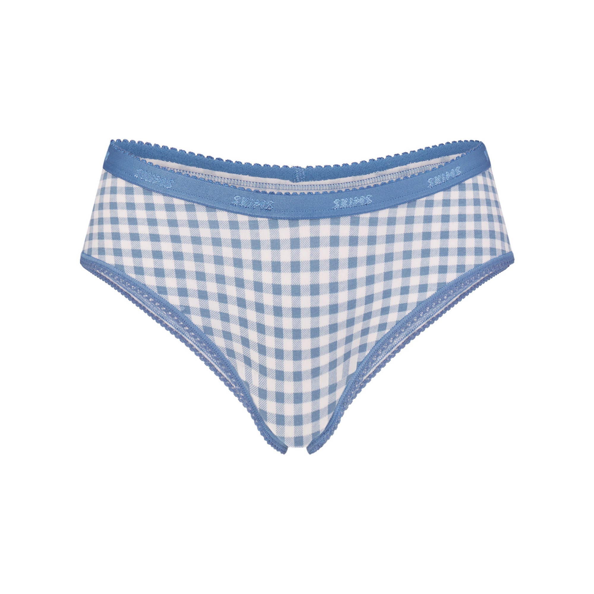 lightweight cotton logo picot hipster lightweight cotton logo picot hipster