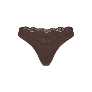 Home fits everybody lace dipped thong