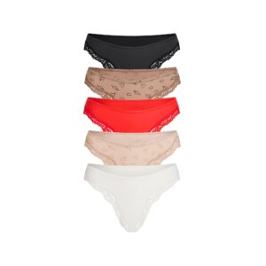 fits everybody lace cheeky tanga 5 pack