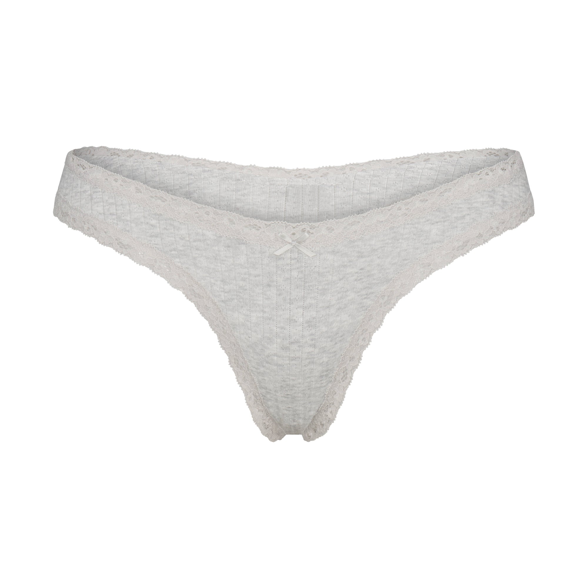 lightweight cotton pointelle lace thong lightweight cotton pointelle lace thong