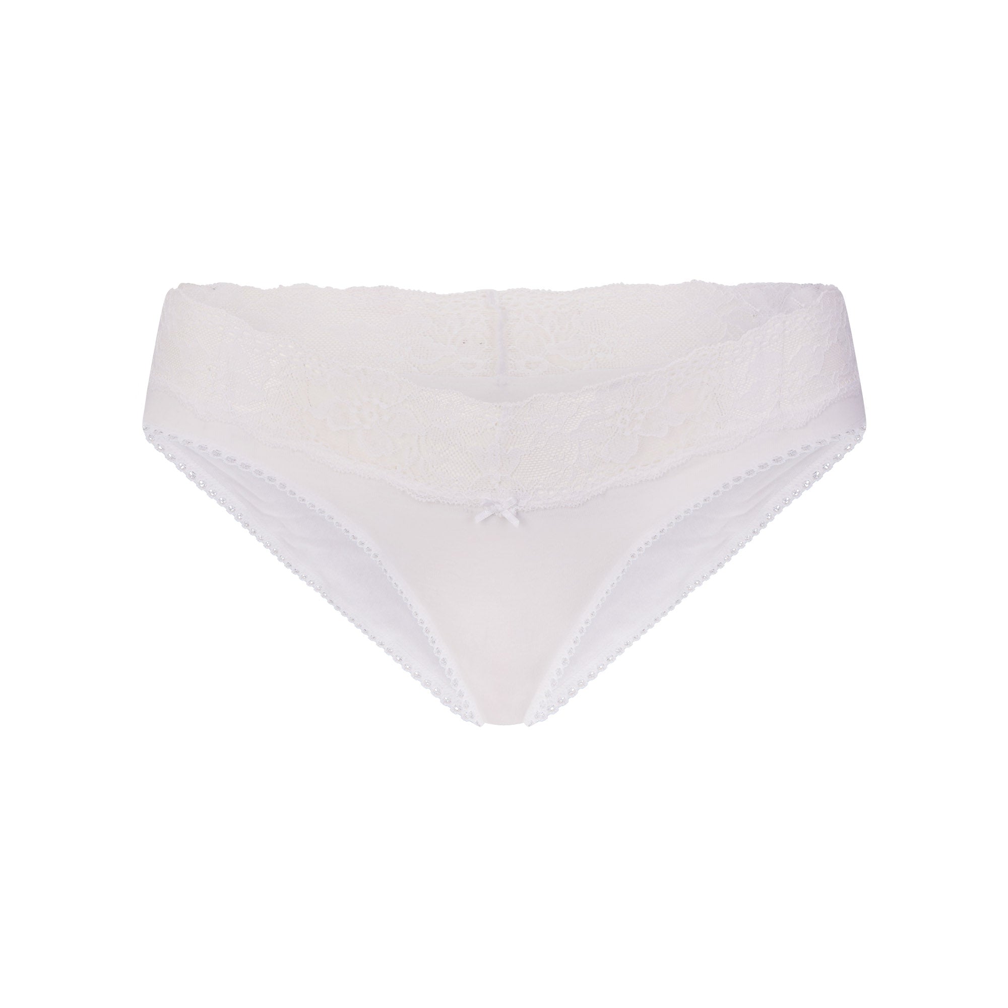 lightweight cotton wide lace brief lightweight cotton wide lace brief