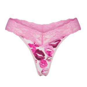 Витрина lightweight cotton wide lace thong