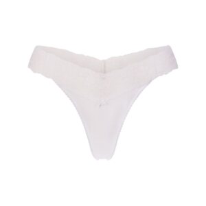 Витрина lightweight cotton wide lace thong