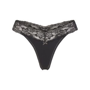 Витрина lightweight cotton wide lace thong