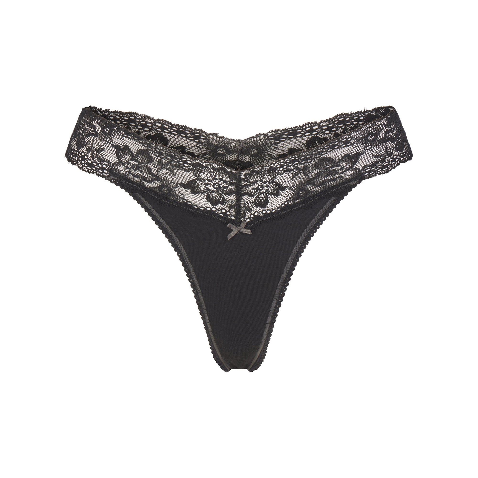 lightweight cotton wide lace thong lightweight cotton wide lace thong