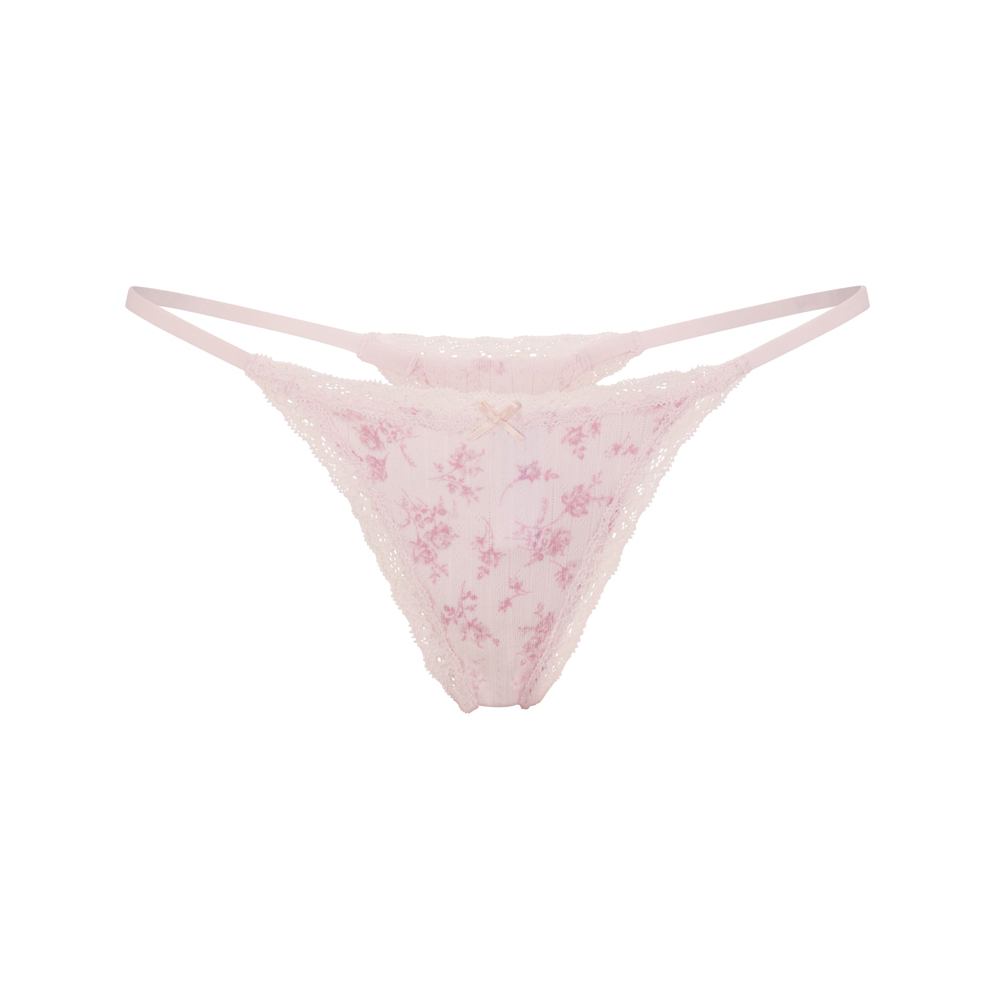 lightweight cotton pointelle lace string thong lightweight cotton pointelle lace string thong