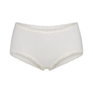 lightweight cotton pointelle lace boy short