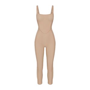 power mesh shapewear catsuit