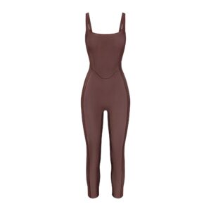 power mesh shapewear catsuit