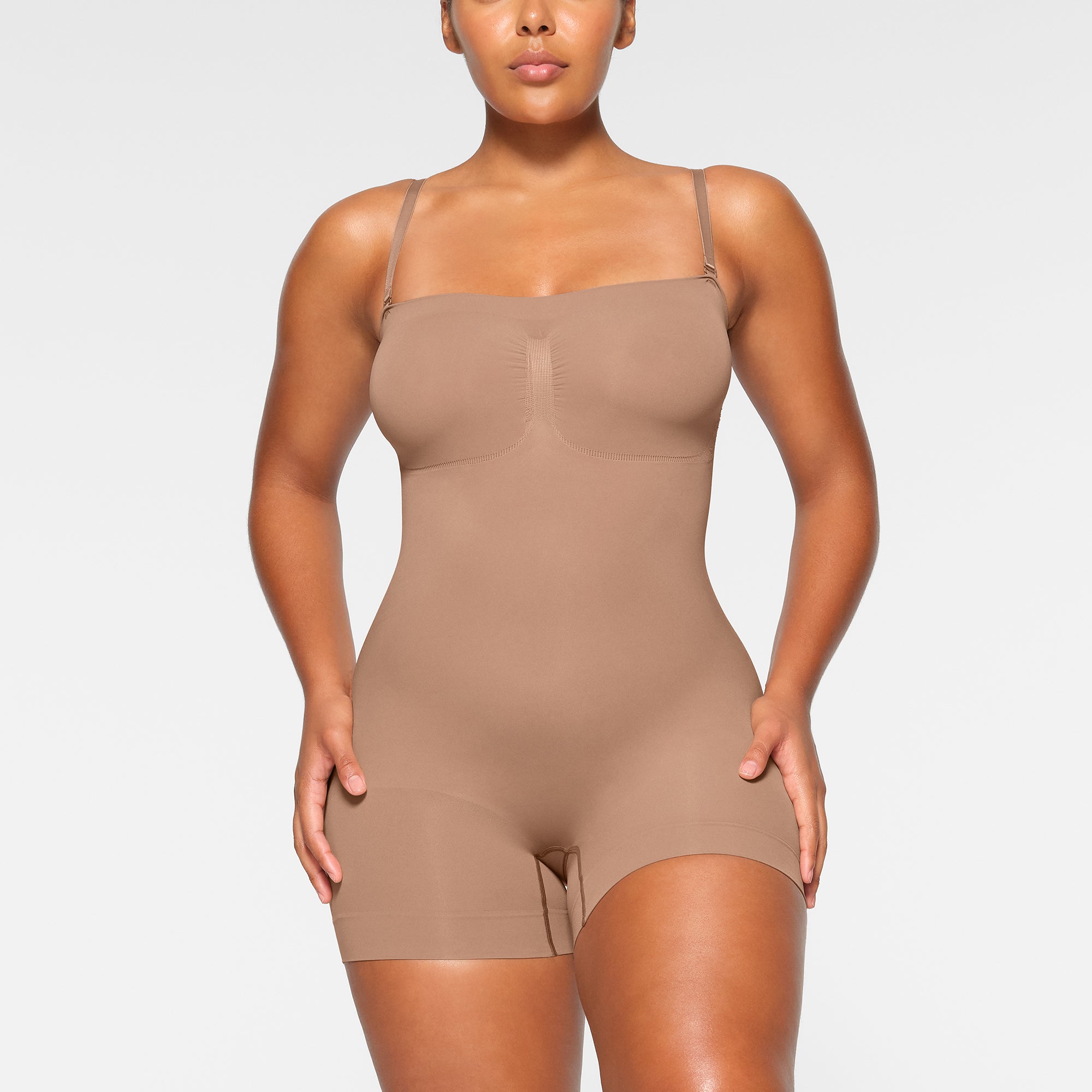 seamless sculpt strapless shortie bodysuit seamless sculpt strapless shortie bodysuit