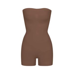 seamless sculpt strapless shortie bodysuit