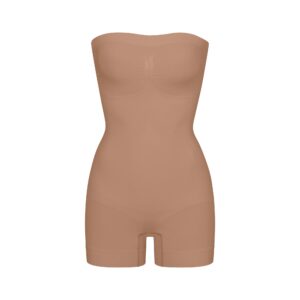 seamless sculpt strapless shortie bodysuit