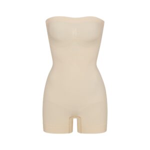 seamless sculpt strapless shortie bodysuit