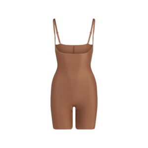 Home skims body core sculpt open bust mid thigh bodysuit