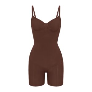 Home seamless sculpt mid thigh bodysuit