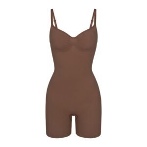 Home seamless sculpt mid thigh bodysuit