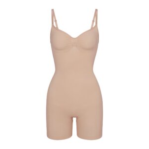 Home seamless sculpt mid thigh bodysuit