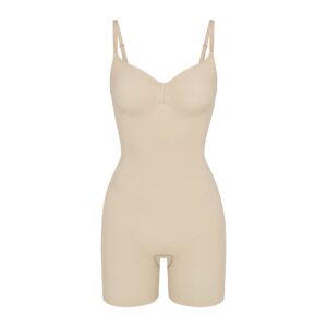 Home seamless sculpt mid thigh bodysuit