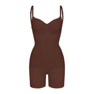 seamless sculpt low back mid thigh bodysuit