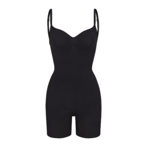 seamless sculpt low back mid thigh bodysuit