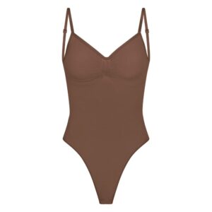Home seamless sculpt low back thong bodysuit