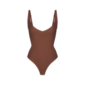 Витрина skims body core sculpt plunge thong bodysuit