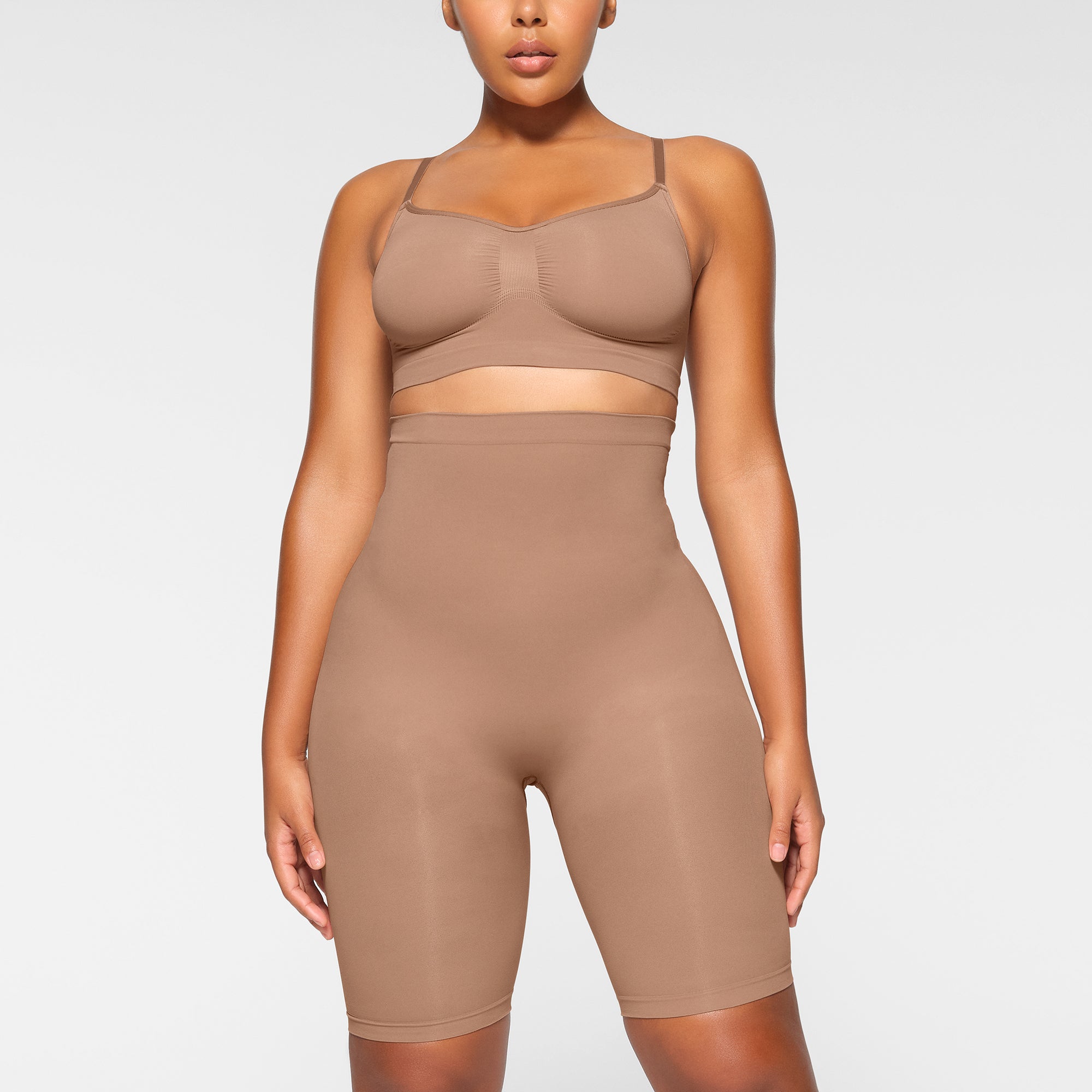 seamless sculpt high waisted above the knee short seamless sculpt high waisted above the knee short
