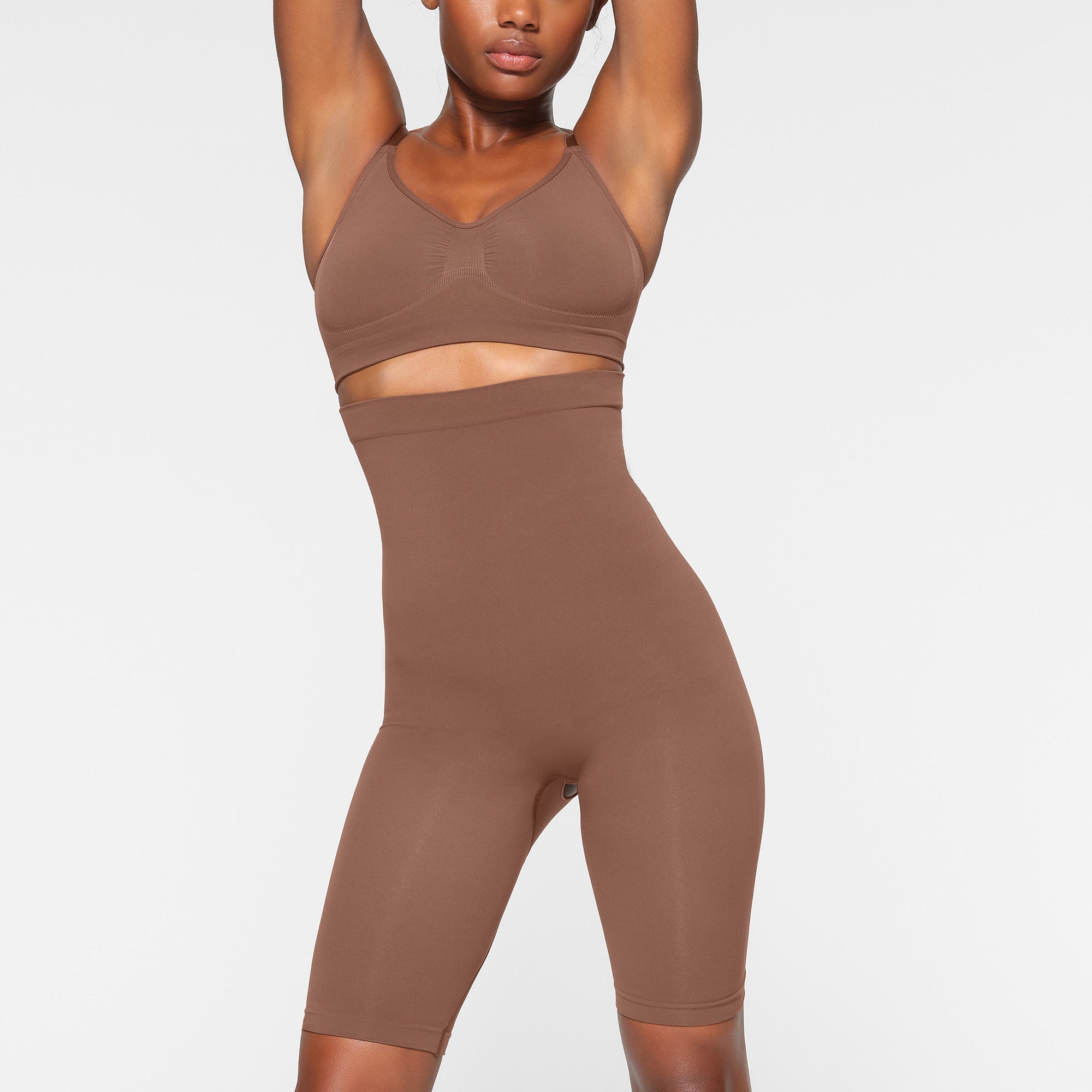 seamless sculpt high waisted above the knee short seamless sculpt high waisted above the knee short