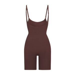Home seamless sculpt butt lifting open bust bodysuit
