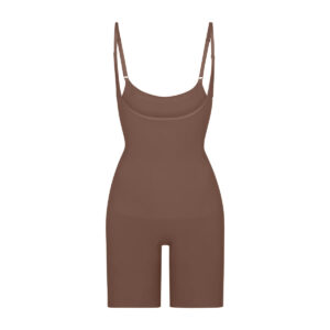 Home seamless sculpt butt lifting open bust bodysuit
