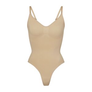 seamless sculpt thong bodysuit
