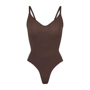 seamless sculpt thong bodysuit