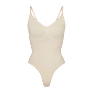 seamless sculpt thong bodysuit