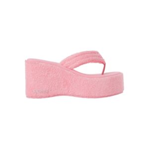 Home terry platform sandal