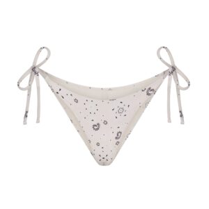 signature swim dipped tie bikini bottom