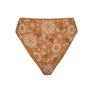 signature swim high waisted bikini bottom
