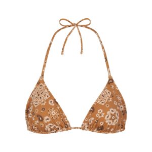 signature swim triangle bikini top