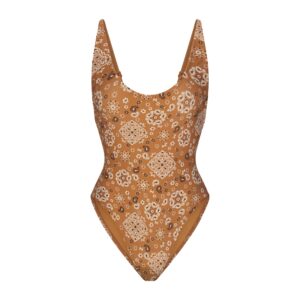 signature swim scoop neck one piece