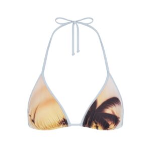 signature swim triangle bikini top