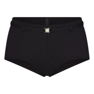 iconic swim belted boy short bikini bottom